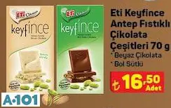 ETİ KEYFİNCE ANTEP FISTIKLI ÇİKOLATA